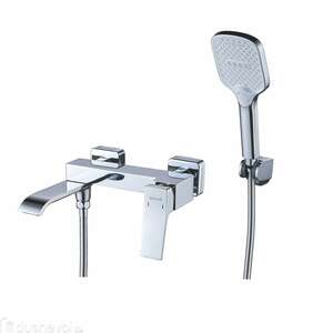 Смеситель для ванны c душевой лейкой Shevanik S4002 хром