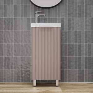 Мебель для ванной комнаты Style Line Соло 40 см напольная, санд пудровый