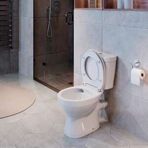 Унитаз-компакт напольный Taliente Aterno Vortex AT25044 с бачком и крышкой микролифт, белый