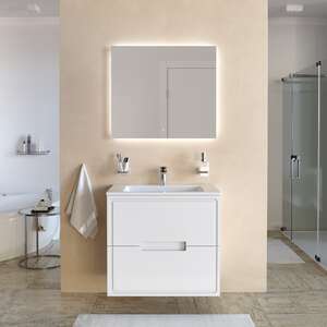 Мебель для ванной комнаты Taliente Olejio 62 см подвесная, белая