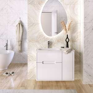 Мебель для ванной комнаты Taliente Olejio 90 L белый