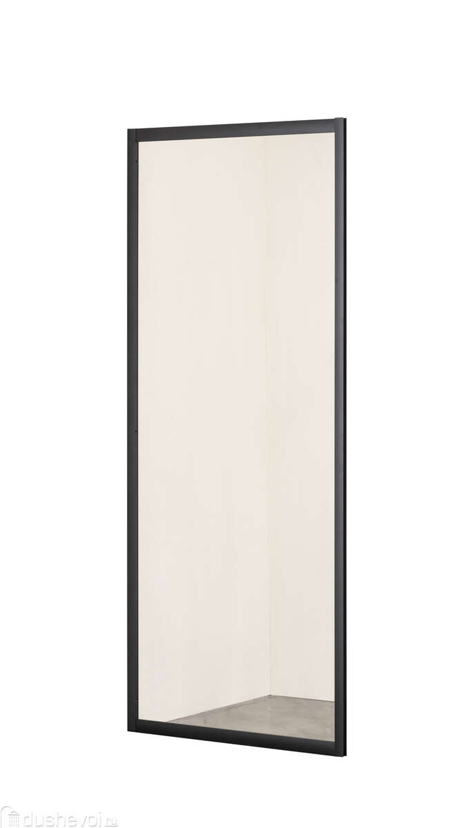 Душевая перегородка Taliente TA-10-1CB 100x195 стекло прозрачное, профиль черный 324720