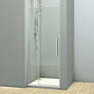 Душевая дверь Veconi Vianno 100х195 VN73-100-01-C4 распашная, стекло прозрачное, профиль хром