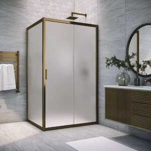 Душевой уголок Vegas-Glass ZP+ZPV TUR+NOVO 115x85 ZP+ZPV TUR NOVO 115*85 05 10 профиль бронза, стекло сатин