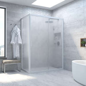 Душевой уголок Vegas-Glass ZP+ZPV TUR+NOVO 120x90 ZP+ZPV NOVO h2000 120*90 01 10 профиль белый, стекло сатин