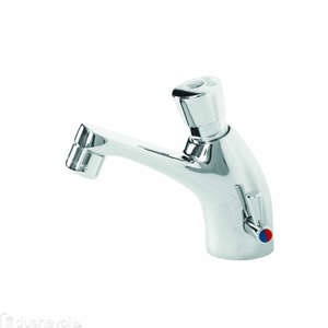 Смеситель порционный для раковины Veragio VR.TMP-9501.CR период открытия затвора 5 сек, 150 ml, 0,5 bar, хром