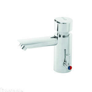 Смеситель порционный для раковины Veragio VR.TMP-9504.CR таймер 8-12 сек, встроенный фильтр хром