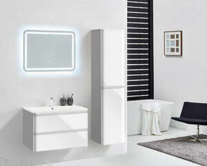 Комплект мебели Vincea  Alba 100 см L.White (белая) подвесная 2 ящика