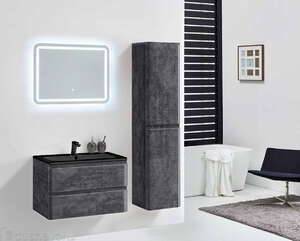 Комплект мебели Vincea  Alba 80 см Stone (камень) подвесная 2 ящика