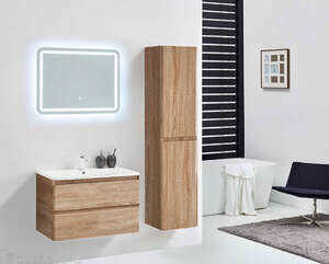 Комплект мебели Vincea  Alba 80 см W.Oak (светлый дуб) подвесная 2 ящика