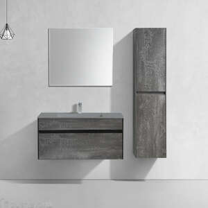 Мебель для ванной комнаты Vincea  Chiara 100 см серая
