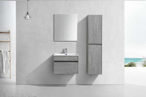 Комплект мебели Vincea  Chiara 60 см Cement (цемент) подвесная 1 ящик
