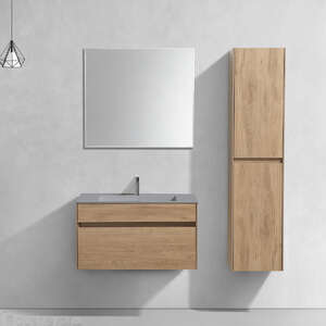 Мебель для ванной комнаты Vincea  Chiara 80  натуральный дуб