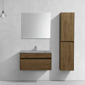Мебель для ванной комнаты Vincea  Chiara 80 дуб табак