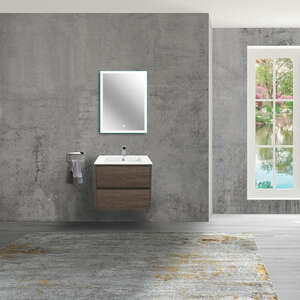 Мебель для ванной комнаты Vincea  Gio 60  тёмный дуб