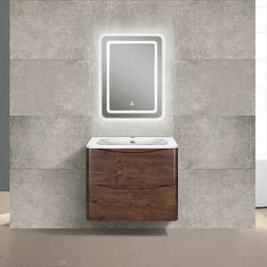 Мебель для ванной комнаты Vincea  Paola 60 см V.Oak (винтажный дуб) подвесная 2 ящика
