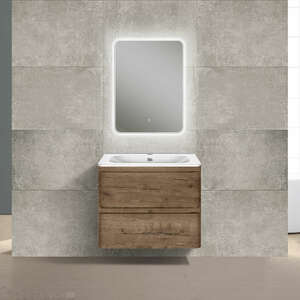 Мебель для ванной комнаты Vincea  Vico 60 см V.Oak (винтажный дуб) подвесная 2 ящика