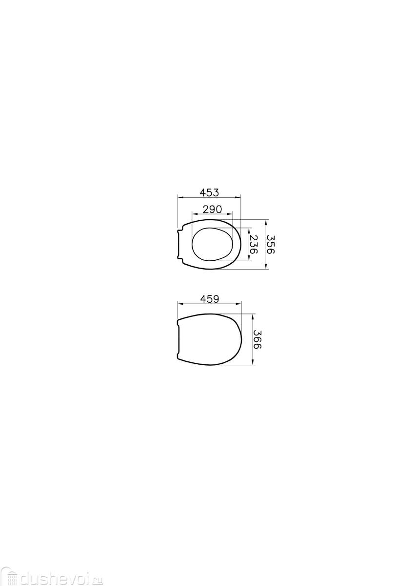 Сиденье для унитаза Vitra Universal 115-003-001 белое