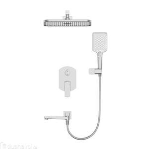 Встраиваемая душевая система WONZON & WOGHAND FORZA WW-939031-BN брашированный никель, со смесителем и изливом