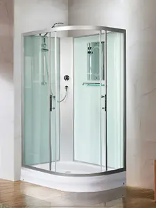 Душевая кабина WeltWasser WW500 WERRA XL 1201 L 120x90 стекло прозрачное, профиль хром, левая