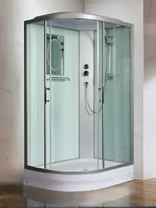 Душевая кабина WeltWasser WW500 WERRA XL 1202 R 120x90 стекло прозрачное, профиль хром, правая