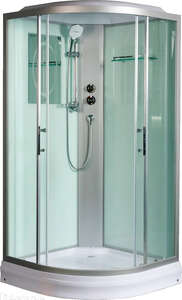 Душевая кабина WeltWasser WW500 Werra 902 90x90x217 прозрачное стекло, низкий поддон