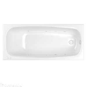 Гидромассажная ванна Whitecross Layla 170x75 SOFT 0102.170075.100.SOFT.WH белая