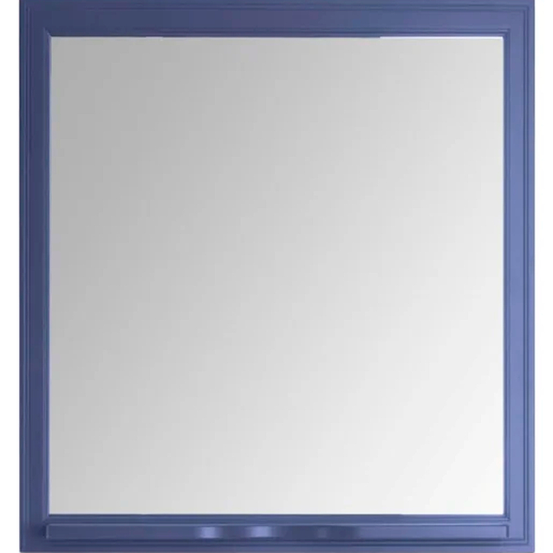 Зеркало с подсветкой ASB-Woodline Кастелло 80 см 12046 подвесное, синее