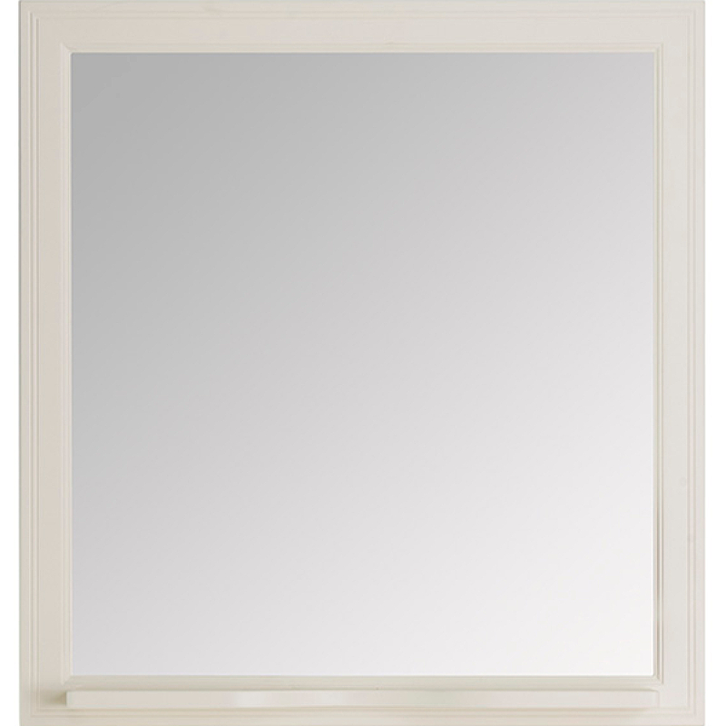 Зеркало с подсветкой ASB-Woodline Кастелло 80 см 12046 подвесное, бежевое