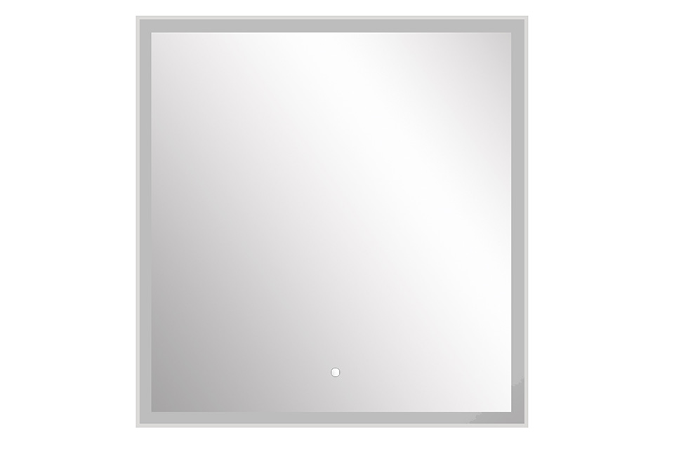 Зеркало ASB-Woodline Марика 85 квадратное белое