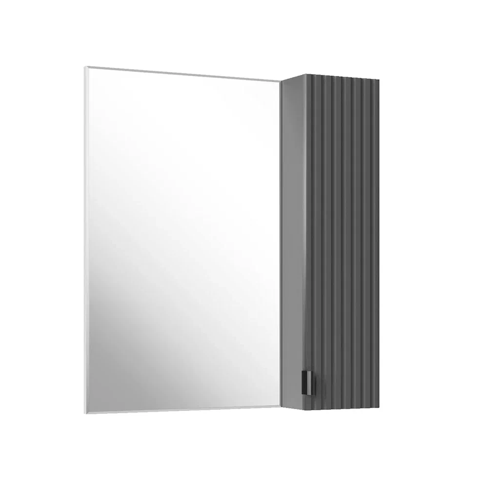 Зеркальный шкаф ASB-mebel Дора 60 см 9963 серый угловой зеркальный шкаф onika