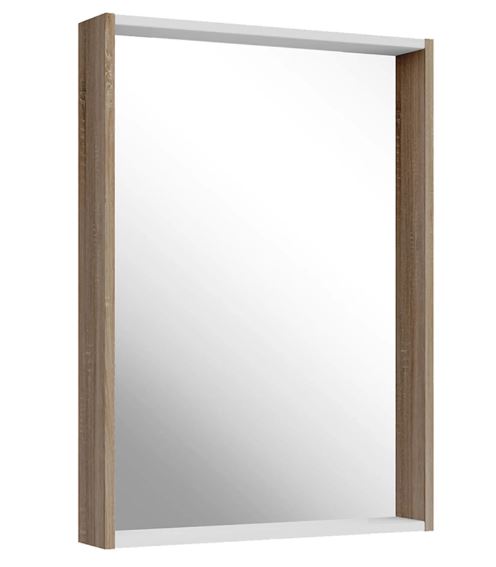 Зеркало ASB-mebel Лавре 56.4 см 12115 дуб бардолино, белый