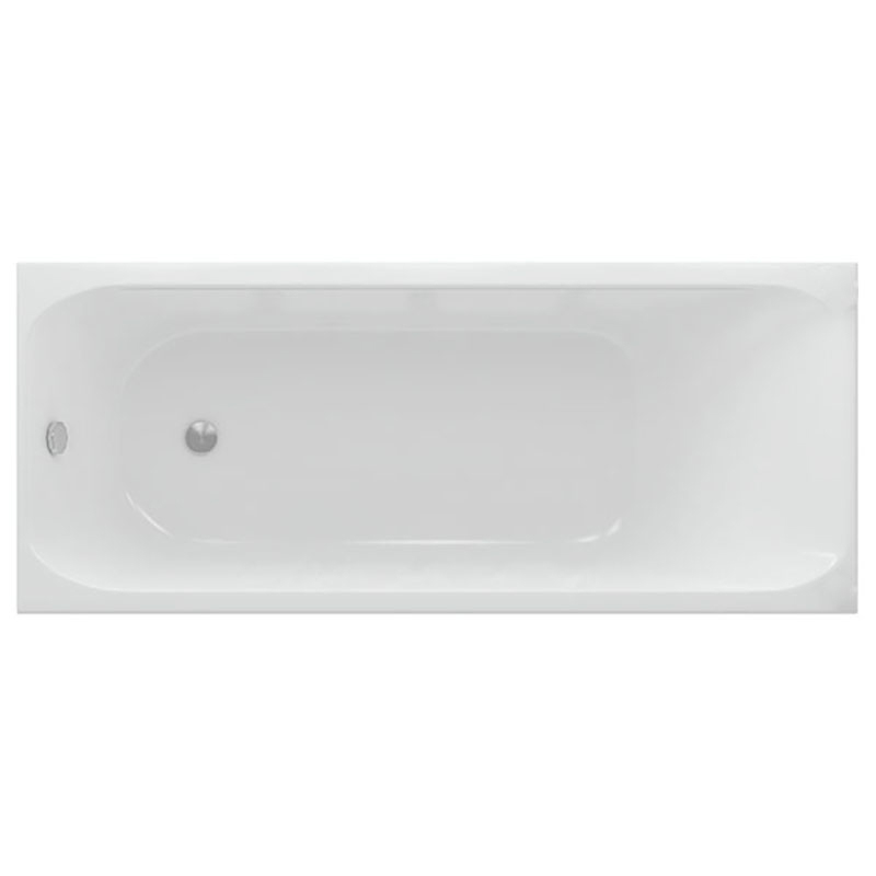 Акриловая ванна Акватек Альфа 140x70 ALF140-0000023 без гидромассажа, белая
