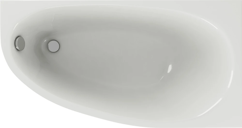 Акриловая ванна Акватек Дива 170x90 DIV170-0000003 без гидромассажа, белая, правая
