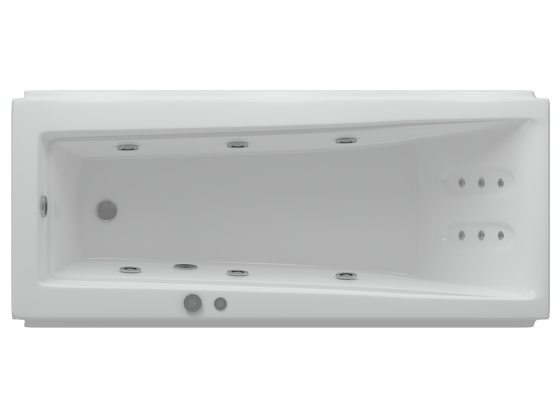Акриловая ванна Акватек Либра 150 без гидромассажа 150x70, цвет нет - фото 2
