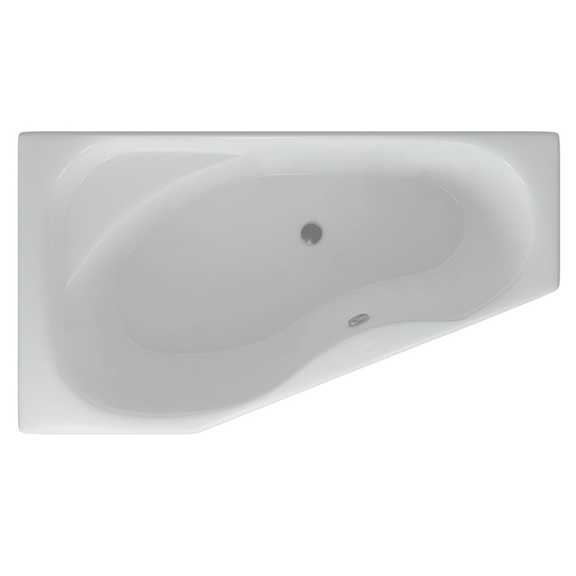Акриловая ванна Акватек Медея 170x95 MED180-0000007 без гидромассажа, белая, левая