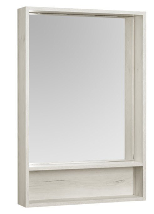 Зеркальный шкаф Акватон  Флай 60 дуб крафт 1A237602FA860 - фото 1
