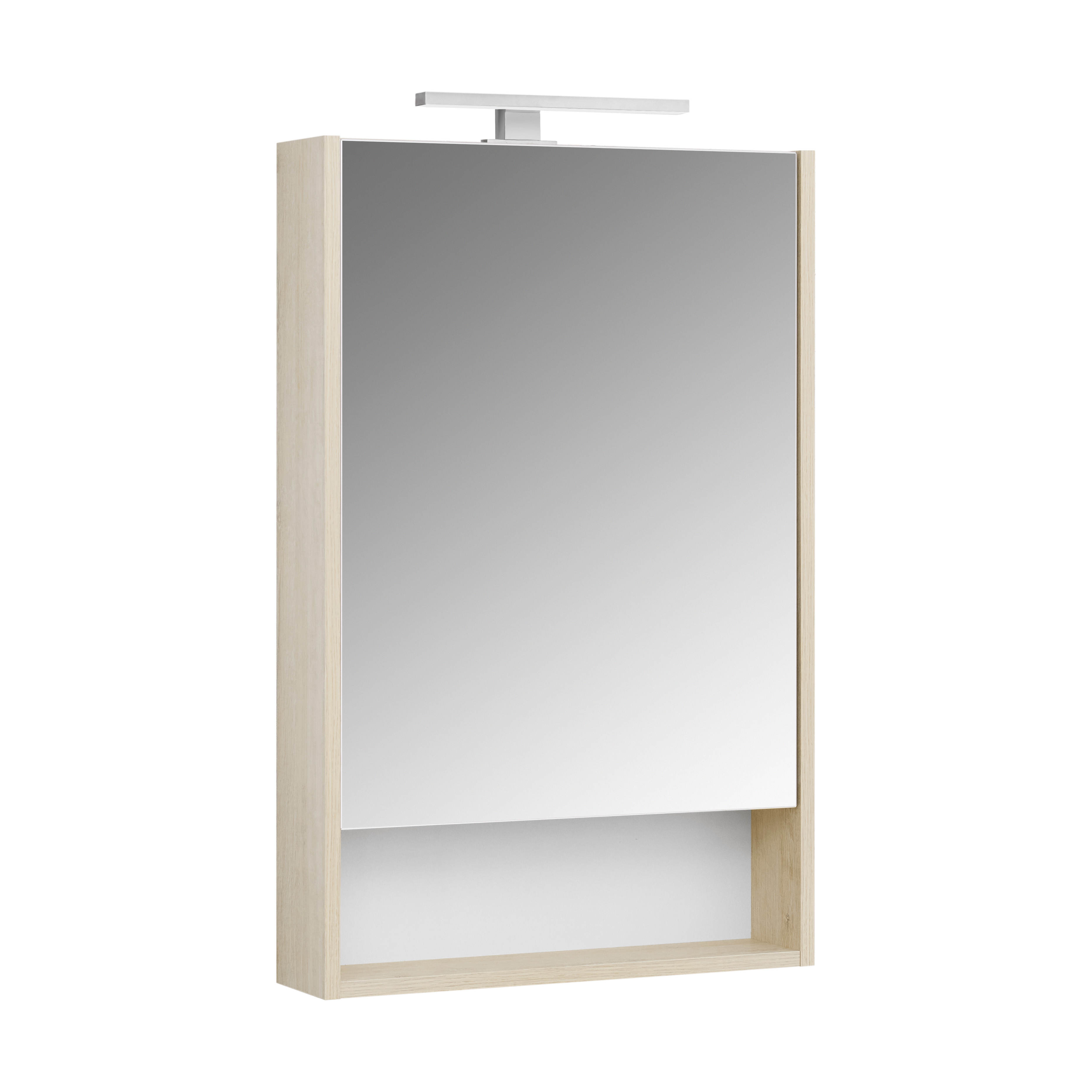 Зеркальный шкаф Акватон Сканди 1A252102SDB20 55 см, белый - фото 3