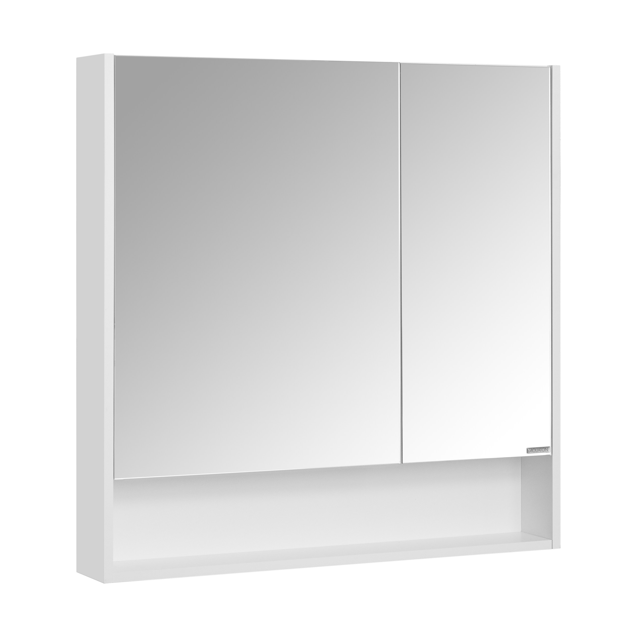 Зеркальный шкаф Акватон Сканди 85 см 1A252302SD010 белый - фото 1