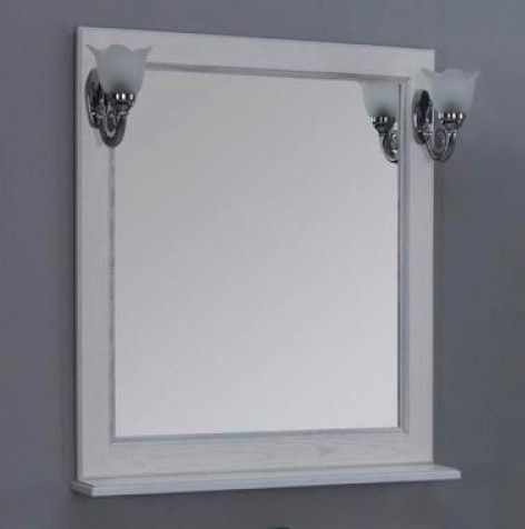 Зеркало Акватон Жерона 85 белое серебро зеркало 54х92 см античное серебро caprigo pl415 antic cr