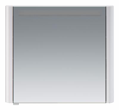 Зеркальный шкаф Am.Pm Sensation M30MCL0801FG серый шелк зеркальный шкаф 80х70 см табачный дуб l am pm sensation m30mcl0801tf