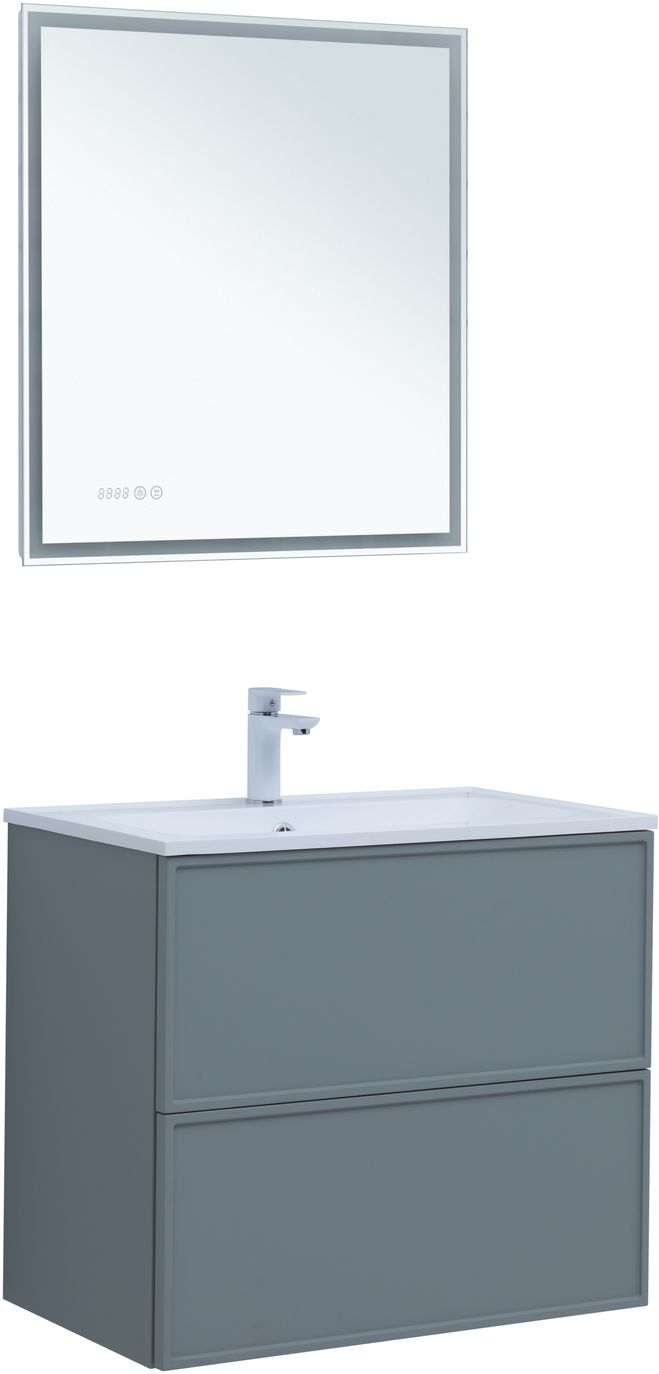 Мебель для ванной Aquanet Арт 75 см мисти грин 313275 - фото 1