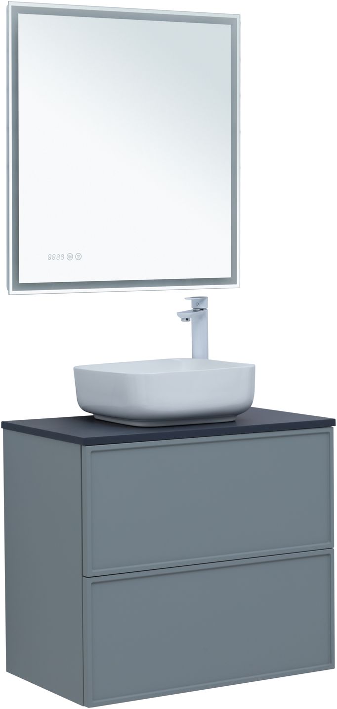 Мебель для ванной Aquanet Арт 75 см мисти грин 313275 - фото 9