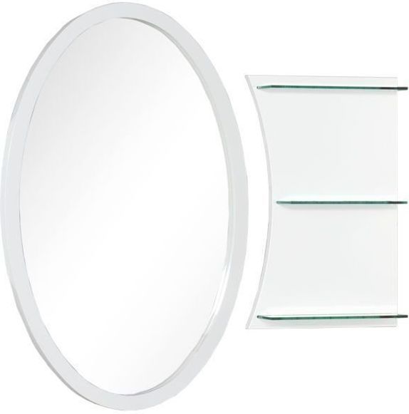 Зеркало с подсветкой Aquanet Опера 70 см 212365 белое
