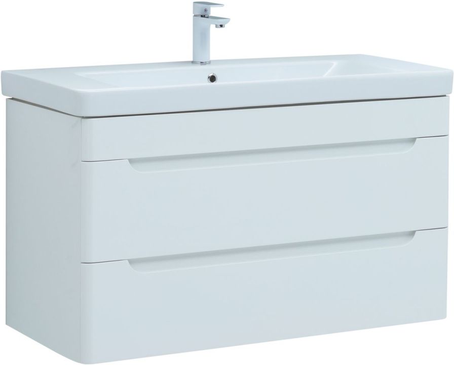 Мебель для ванной Aquanet София 105 см белый глянец (2 ящика)