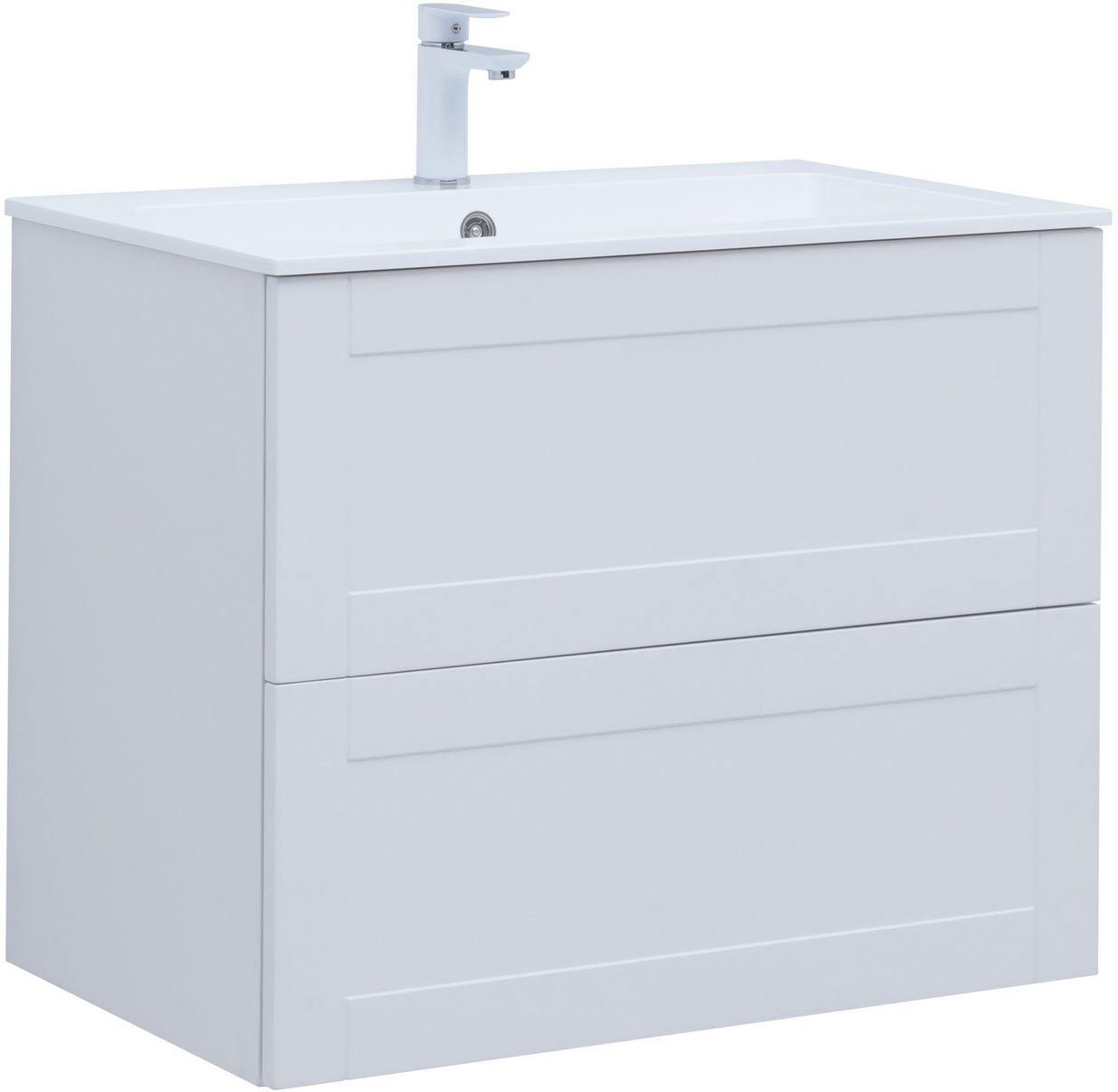 Мебель для ванной Aquanet Терра 80 см белый матовый