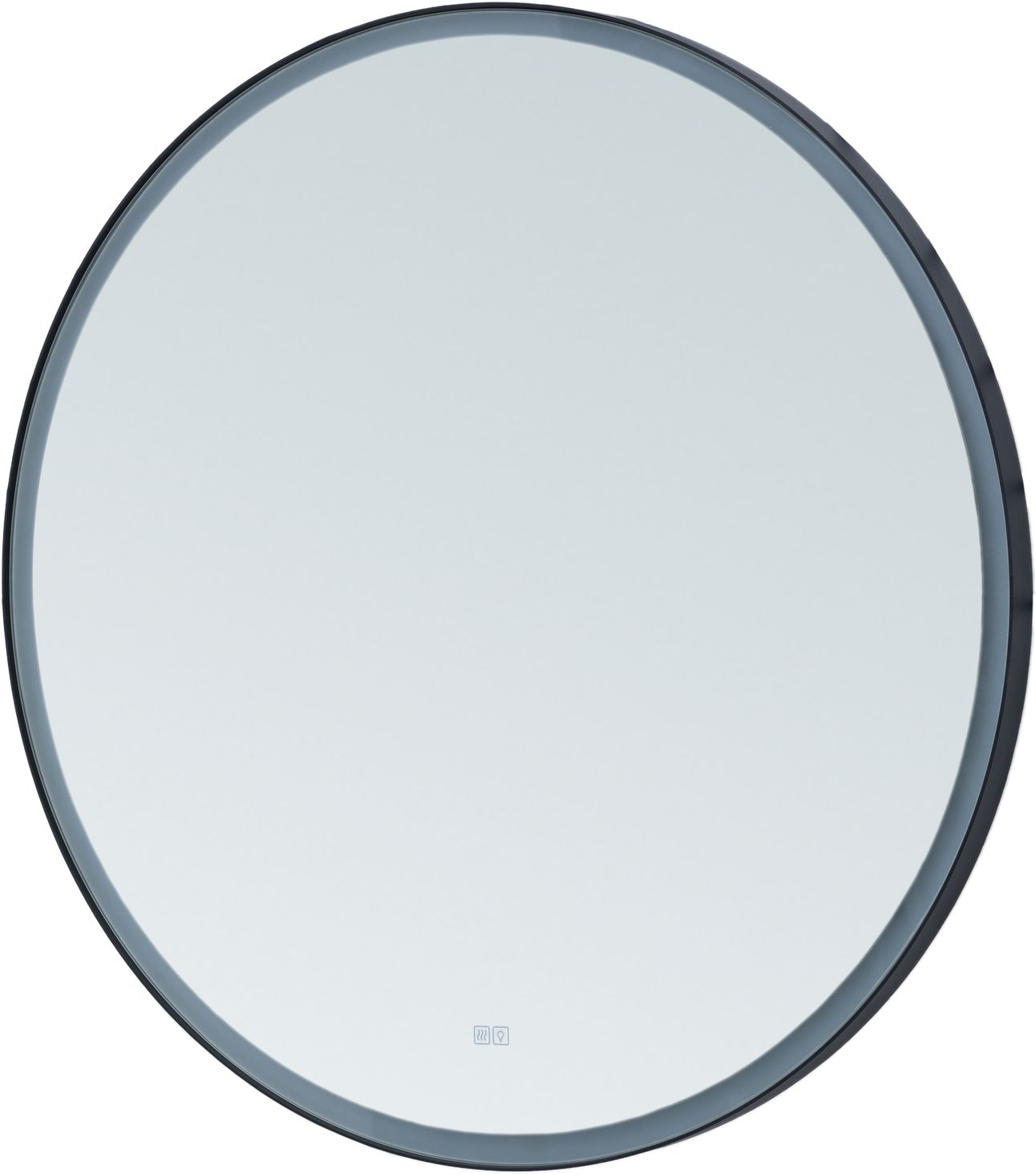 Зеркало с подсветкой Aquanet Тренд 100 см 316688 черное, с подогревом - фото 5