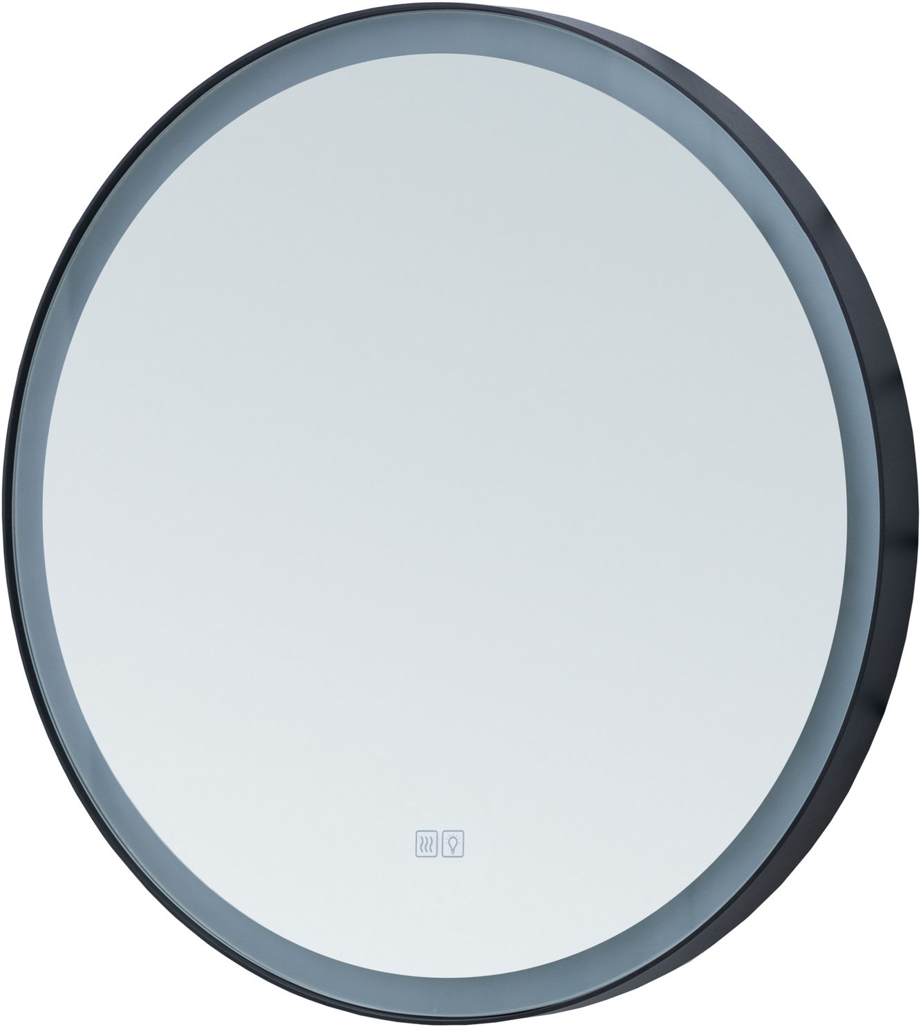 Зеркало с подсветкой Aquanet Тренд 61 см 316704 черное, с подогревом - фото 5