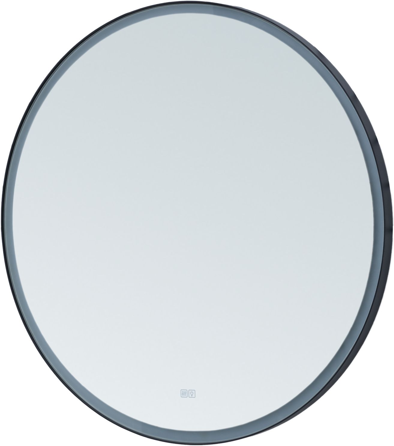 Зеркало с подсветкой Aquanet Тренд 90 см 316646 черное, с подогревом - фото 5