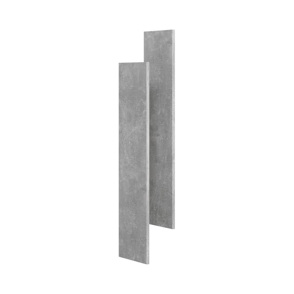 Дополнительный элемент Aqwella Mobi Комплект боковин зеркального шкафа, бетон светлый декоративный элемент fbs